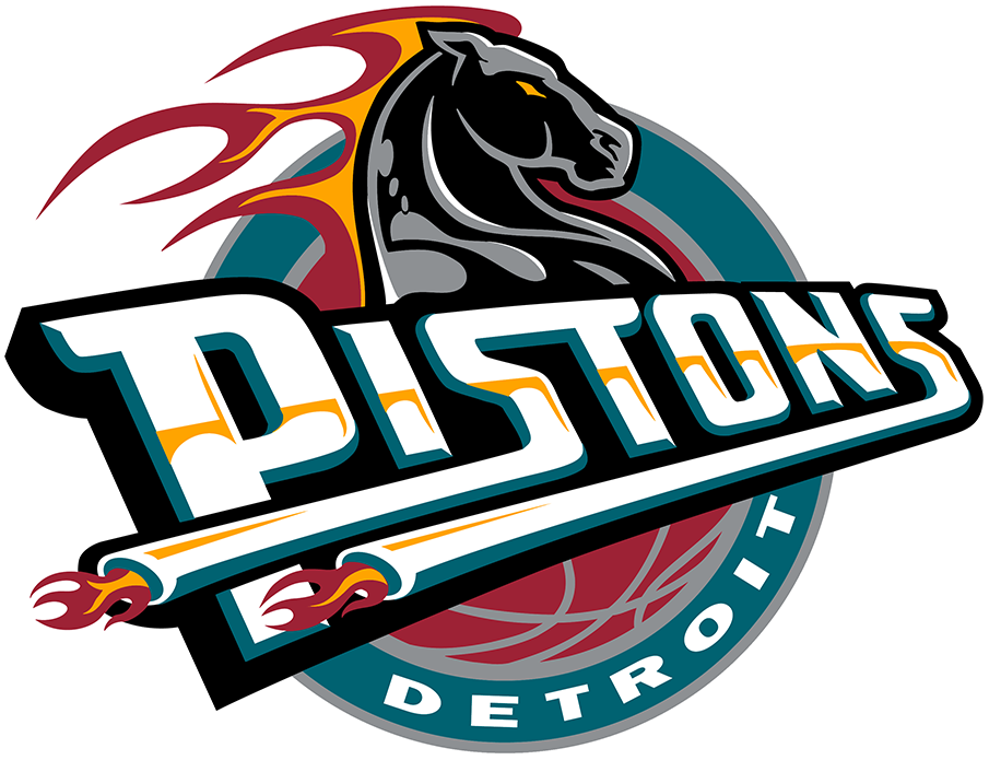 Detroit Pistons retro logo
